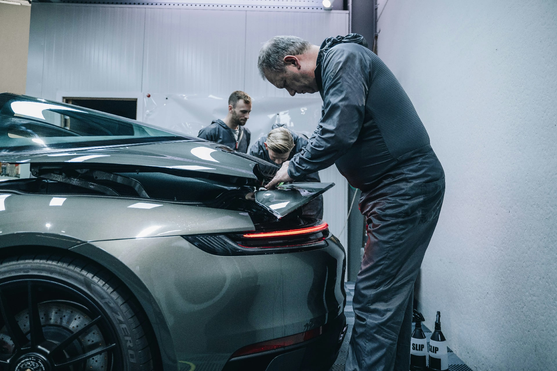 Instalación del alerón